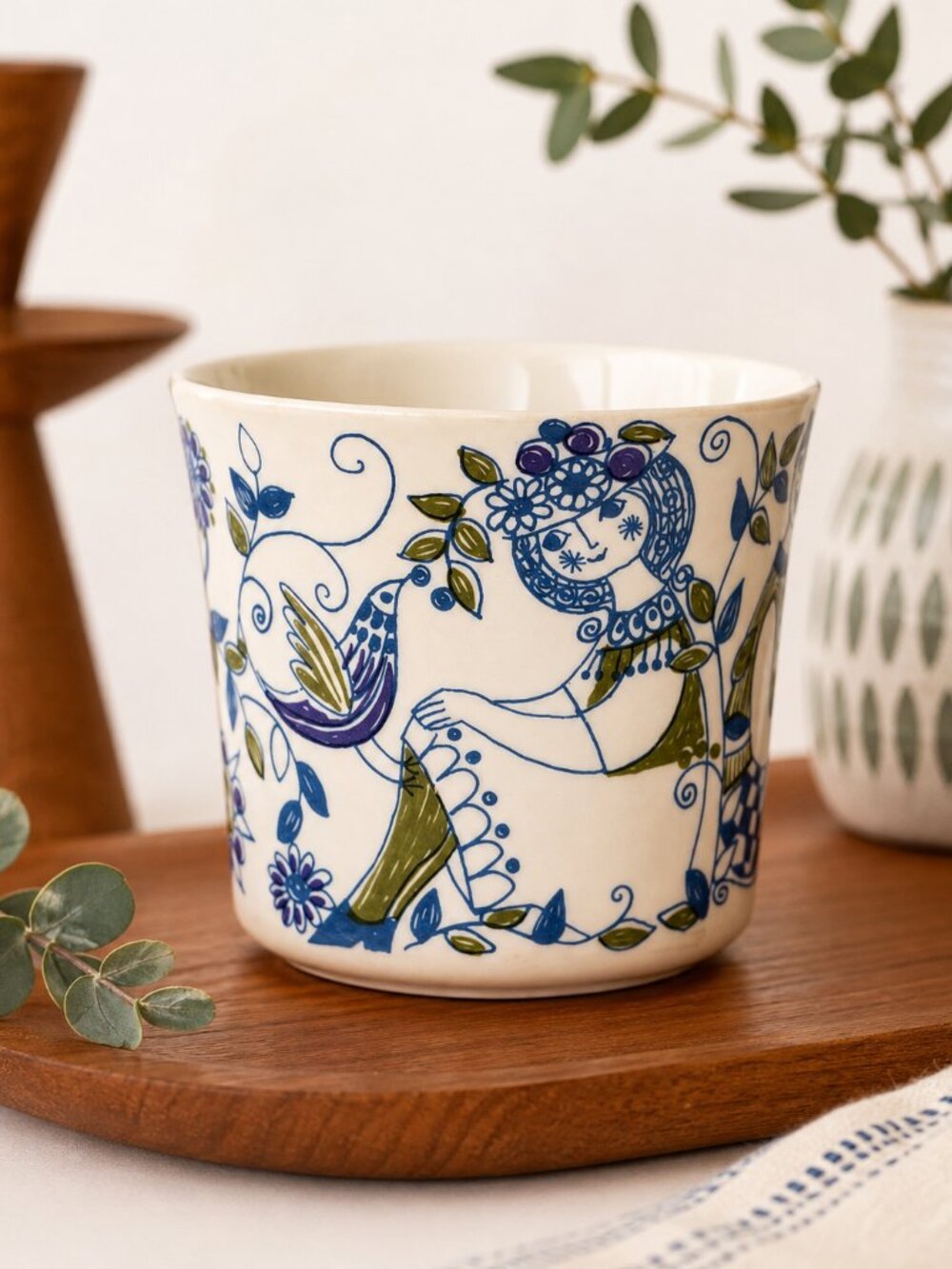 Vintage Figgjo Norway Lotte Turi Design MCM Cup 1960s